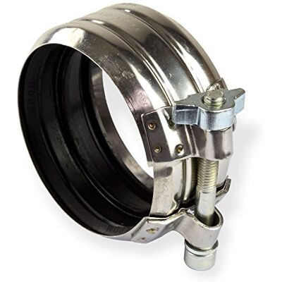 Haas Connecteur CE en acier inoxydable CV DN 125 mm OHA Rabbit SML tuyau rapide raccord de tuyau d'évacuation 6098 - Publicité Haas Connecteur CE en acier inoxydable CV DN 125 mm OHA Rabbit SML tuyau rapide raccord de tuyau d'évacuation 6098 - Publicité