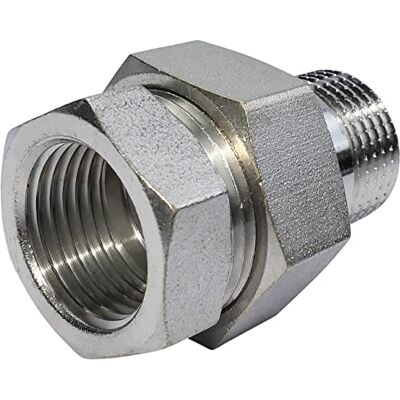 AERZETIX Raccord Droit Union Mixte à Visser 1/2" Filetage Mâle/Femelle en Métal Réducteur M/F avec Joint Torique C53449 - Publicité AERZETIX Raccord Droit Union Mixte à Visser 1/2" Filetage Mâle/Femelle en Métal Réducteur M/F avec Joint Torique C53449 - Publicité