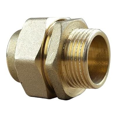 Anjou Connectique Arcanaute Raccord laiton à souder Raccord union 3 pièces 341 GCU mâle 1" (26/34) Tube Cuivre Ø28 - - Publicité Anjou Connectique Arcanaute Raccord laiton à souder Raccord union 3 pièces 341 GCU mâle 1" (26/34) Tube Cuivre Ø28 - - Publicité