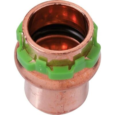 Comap Bouchon cuivre rond à sertir Femelle Ø 16 mm Aalberts Integrated Piping Systems - Publicité Comap Bouchon cuivre rond à sertir Femelle Ø 16 mm Aalberts Integrated Piping Systems - Publicité