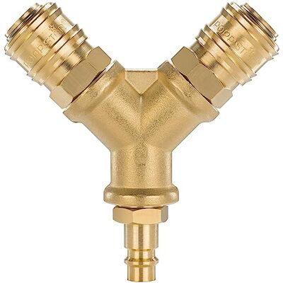 POPPSTAR Distributeur d'air comprimé double avec raccords rapides 3/8" (raccord d'air comprimé standard DN 7,2) - Publicité POPPSTAR Distributeur d'air comprimé double avec raccords rapides 3/8" (raccord d'air comprimé standard DN 7,2) - Publicité