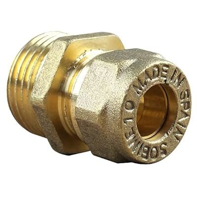 Anjou Connectique Arcanaute Raccord laiton bicône Raccord bicône droit Mâle 1/2" (15/21)-Cuivre 10 - Publicité Anjou Connectique Arcanaute Raccord laiton bicône Raccord bicône droit Mâle 1/2" (15/21)-Cuivre 10 - Publicité