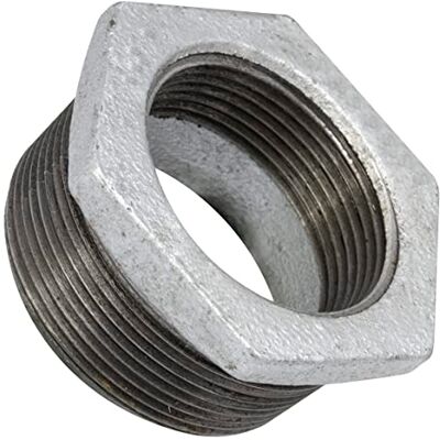 AERZETIX C64930 Réduction mâle/femelle 2''x 1 1/2'' zinguée en fonte raccord de tuyau fileté à butée intérieure à visser mamelon réduit plomberie-chauffage travaux installation d'eau manchon - Publicité AERZETIX C64930 Réduction mâle/femelle 2''x 1 1/2'' zinguée en fonte raccord de tuyau fileté à butée intérieure à visser mamelon réduit plomberie-chauffage travaux installation d'eau manchon - Publicité