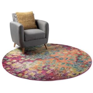 benuta Tapis Vintage CASA Multicolore 120 cm Rond – Tapis pour Salon, Chambre à Coucher et Couloir – Facile d'entretien – Compatible avec Chauffage au Sol - Publicité benuta Tapis Vintage CASA Multicolore 120 cm Rond – Tapis pour Salon, Chambre à Coucher et Couloir – Facile d'entretien – Compatible avec Chauffage au Sol - Publicité