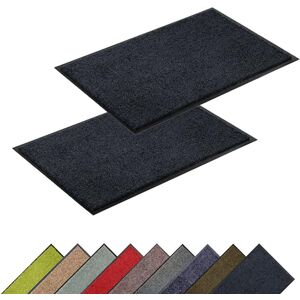 Astra Tapis de propreté de Haute qualité paillasson intérieur Lavable à 30° C Tapis antidérapant Rangement Chaussures Couloir Noir 40x60 cm 2er Set - Publicité Astra Tapis de propreté de Haute qualité paillasson intérieur Lavable à 30° C Tapis antidérapant Rangement Chaussures Couloir Noir 40x60 cm 2er Set - Publicité