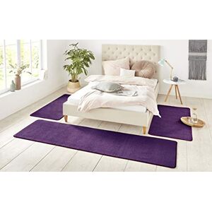 Hanse Home Nasty Tapis de Tour de lit 3 pièces Tapis à Poils Courts Couleur Unie pour Chambre d'enfant, Chambre à Coucher Violet uni 2 x 70 x 140 cm 1 x 70 x 240 cm - Publicité Hanse Home Nasty Tapis de Tour de lit 3 pièces Tapis à Poils Courts Couleur Unie pour Chambre d'enfant, Chambre à Coucher Violet uni 2 x 70 x 140 cm 1 x 70 x 240 cm - Publicité
