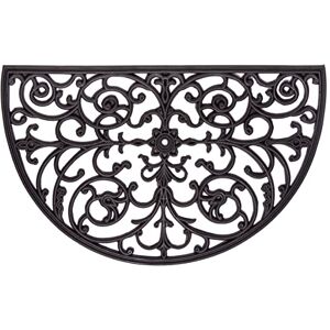 Hanse Home Paillasson en Caoutchouc, pour l'intérieur et l'extérieur, 45 x 75 cm, Semi-Circulaire, Aspect Fonte, résistant aux intempéries, antidérapant, pour l'entrée et l'extérieur, Noir - Publicité Hanse Home Paillasson en Caoutchouc, pour l'intérieur et l'extérieur, 45 x 75 cm, Semi-Circulaire, Aspect Fonte, résistant aux intempéries, antidérapant, pour l'entrée et l'extérieur, Noir - Publicité