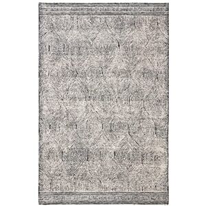Safavieh - Wool Ivory/Charcoal 70x120 - Rug - Publicité Safavieh - Wool Ivory/Charcoal 70x120 - Rug - Publicité