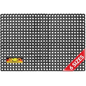 ANRO Tapis en caoutchouc Nid d'abeille avec motif perforé Dimensions : 80 x 120 cm Hauteur : 23 mm Paillasson pour l'intérieur et l'extérieur - Publicité ANRO Tapis en caoutchouc Nid d'abeille avec motif perforé Dimensions : 80 x 120 cm Hauteur : 23 mm Paillasson pour l'intérieur et l'extérieur - Publicité