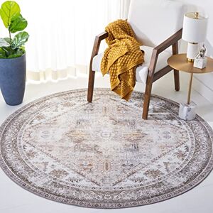 Safavieh - Tucson Collection - Beige/Gris - 185x180cm - Tapis - Publicité Safavieh - Tucson Collection - Beige/Gris - 185x180cm - Tapis - Publicité