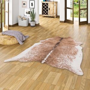 Pergamon - Kunstfaser Rinderfell Braun Creme - Brun Crème - 77 x 100 cm - Rug - Publicité Pergamon - Kunstfaser Rinderfell Braun Creme - Brun Crème - 77 x 100 cm - Rug - Publicité