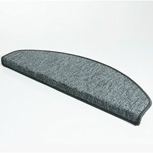 etm Marchettes d'escalier Autocollantes Tapis d'escalier antidérapant Tapis de marches en Fibres synthétiques Anti-allergiques 1 pièce nezs de Marche Demi-Lune London, 23x65 cm, Anthracite - Publicité etm Marchettes d'escalier Autocollantes Tapis d'escalier antidérapant Tapis de marches en Fibres synthétiques Anti-allergiques 1 pièce nezs de Marche Demi-Lune London, 23x65 cm, Anthracite - Publicité