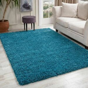 Serdim Rugs - Salon shaggy - Turquoise - Tapis - Publicité Serdim Rugs - Salon shaggy - Turquoise - Tapis - Publicité