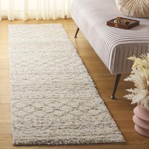 Safavieh - Loper Flint - Blanc - 240x60x2 cm - Rug Runner - Publicité Safavieh - Loper Flint - Blanc - 240x60x2 cm - Rug Runner - Publicité
