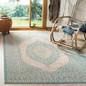 Safavieh - Amira Outdoor Rug - Bleu - 300x200 cm - Publicité Safavieh - Amira Outdoor Rug - Bleu - 300x200 cm - Publicité
