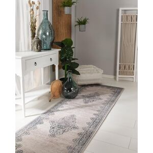 benuta Laury Tapis Pop Gris 80 x 240 cm Fibre synthétique Chemin de Couloir et Style : Vintage Facile d'entretien pour Salon et Chambre à Coucher - Publicité benuta Laury Tapis Pop Gris 80 x 240 cm Fibre synthétique Chemin de Couloir et Style : Vintage Facile d'entretien pour Salon et Chambre à Coucher - Publicité