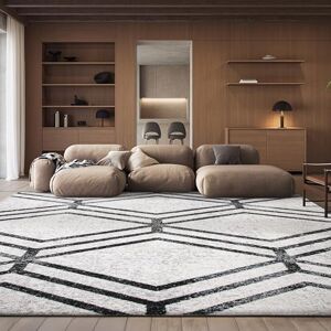 Safavieh - Adirondack - Ivoire/Charbon - 185x275cm - Tapis - Publicité Safavieh - Adirondack - Ivoire/Charbon - 185x275cm - Tapis - Publicité