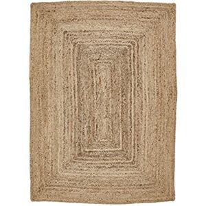 LUXOR LIVING Salo Tapis en jute beige tissé à la main - Publicité LUXOR LIVING Salo Tapis en jute beige tissé à la main - Publicité
