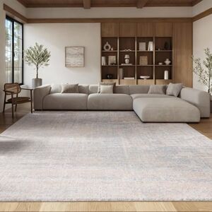 Tapis Safavieh Beige/Ardoise 245x305cm - Publicité Tapis Safavieh Beige/Ardoise 245x305cm - Publicité