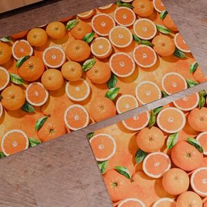 PETTI Artigiani Italiani - Oranges - Tapis de cuisine - Publicité PETTI Artigiani Italiani - Oranges - Tapis de cuisine - Publicité
