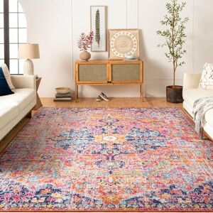 Livabliss Asmara Tapis Vintage pour Salon, Salle à Manger, Cuisine Style bohème Traditionnel Facile d'entretien 160 x 220 cm Orange Bleu Marine Bleu Sarcelle Bordeaux - Publicité Livabliss Asmara Tapis Vintage pour Salon, Salle à Manger, Cuisine Style bohème Traditionnel Facile d'entretien 160 x 220 cm Orange Bleu Marine Bleu Sarcelle Bordeaux - Publicité