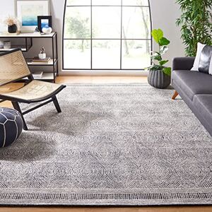 Tapis en laine Safavieh - Elfenbein/Holzkohle - 245x305cm - Publicité Tapis en laine Safavieh - Elfenbein/Holzkohle - 245x305cm - Publicité
