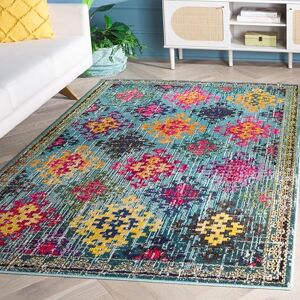 Safavieh - Lunya - Multicolore - 180x120 cm - Tapis - Publicité Safavieh - Lunya - Multicolore - 180x120 cm - Tapis - Publicité