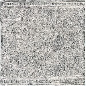 Safavieh Tapis en laine Ivory/Charcoal 120x120 - Tapis - Publicité Safavieh Tapis en laine Ivory/Charcoal 120x120 - Tapis - Publicité
