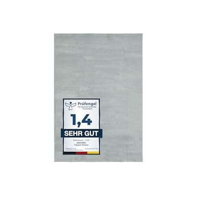 andiamo Tapis Arezzo pour Salon Salle à Manger Facile d'entretien Élégant Tapis Confortable Couleur Unie 80x150cm Gris - Publicité andiamo Tapis Arezzo pour Salon Salle à Manger Facile d'entretien Élégant Tapis Confortable Couleur Unie 80x150cm Gris - Publicité