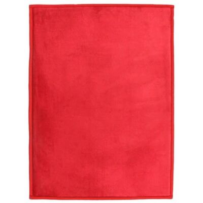 Deco Factory Tapis Rouge Très Doux 160x230cm - Tapis - Publicité Deco Factory Tapis Rouge Très Doux 160x230cm - Tapis - Publicité