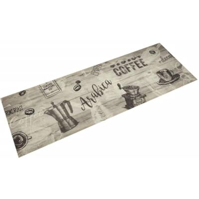 vidaXL Tapis de Cuisine Lavable Imprimé Café, Paillasson Antidérapant, Tapis de Sol, Tapis Devant Évier, Moderne, Gris 60x180 cm Velours - Publicité vidaXL Tapis de Cuisine Lavable Imprimé Café, Paillasson Antidérapant, Tapis de Sol, Tapis Devant Évier, Moderne, Gris 60x180 cm Velours - Publicité