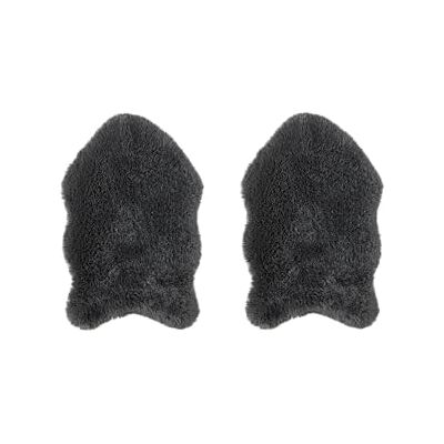 andiamo Alpa Lot de 2 Tapis en Fourrure synthétique Confortables à Poils Longs Hauteur des Poils : 35 mm Doux et Moelleux Anthracite 50 x 80 cm - Publicité andiamo Alpa Lot de 2 Tapis en Fourrure synthétique Confortables à Poils Longs Hauteur des Poils : 35 mm Doux et Moelleux Anthracite 50 x 80 cm - Publicité