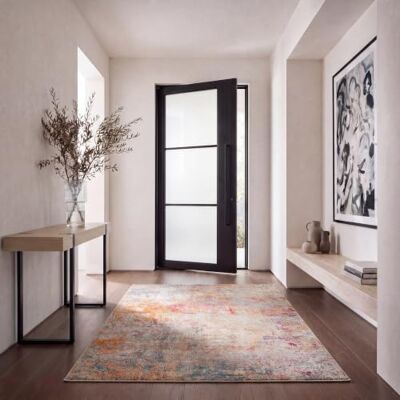Manjor Modèle - Tapis en coton et polypropylène 160x230cm - Gris - Publicité Manjor Modèle - Tapis en coton et polypropylène 160x230cm - Gris - Publicité