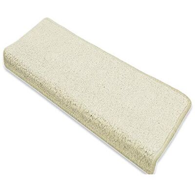 casa pura Marchettes escalier Beige, Tapis d'escalier antidérapant Doux, Tapis de marches en Fibres synthétiques Anti-allergiques, env. 27x65cm, 7 Couleurs, 1 pièce. Dynasty, rectangulaire - Publicité casa pura Marchettes escalier Beige, Tapis d'escalier antidérapant Doux, Tapis de marches en Fibres synthétiques Anti-allergiques, env. 27x65cm, 7 Couleurs, 1 pièce. Dynasty, rectangulaire - Publicité