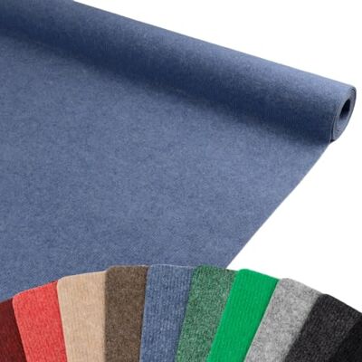 Primaflor - Ideen in Textil Moquette aiguilletée Rips Malta Bleu, 2,00m x 3,00m, Moquette au Mètre Réutilisable Cértifiée avec Résistance au Feu B1 Moquette Foire Stand - Publicité Primaflor - Ideen in Textil Moquette aiguilletée Rips Malta Bleu, 2,00m x 3,00m, Moquette au Mètre Réutilisable Cértifiée avec Résistance au Feu B1 Moquette Foire Stand - Publicité