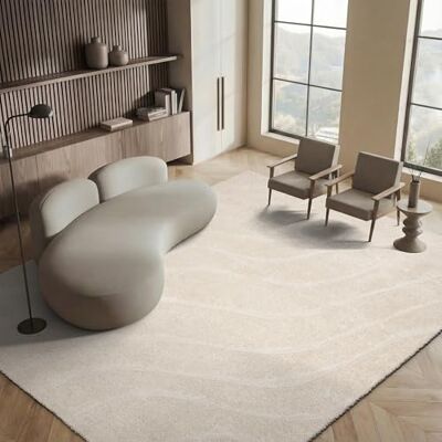 Tapis Safavieh Crème/Crème 160 X 230 - Tapis - Publicité Tapis Safavieh Crème/Crème 160 X 230 - Tapis - Publicité