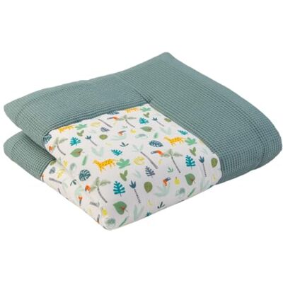 ULLENBOOM Tapis d'Éveil pour Bébé 120x120 cm 100% OEKO-TEX, Épais et Rembourré Idéal pour Jeux, Motricité et Sol Enfant -Vert sauge forêt tropicale - Publicité ULLENBOOM Tapis d'Éveil pour Bébé 120x120 cm 100% OEKO-TEX, Épais et Rembourré Idéal pour Jeux, Motricité et Sol Enfant -Vert sauge forêt tropicale - Publicité