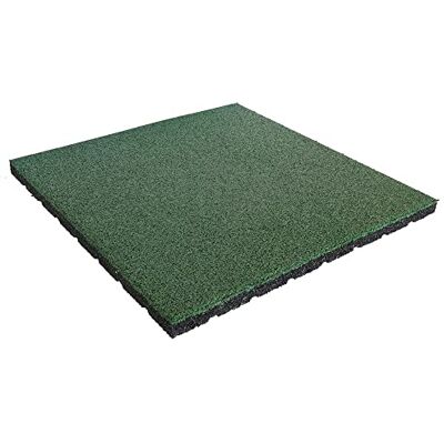 Vivol Tapis de protection de sol de qualité supérieure Vert 50 x 50 cm x 25 mm Certifié TÜV Pour aire de jeux, crèche, école Tapis de sol pour fitness et crossfit Découpable - Publicité Vivol Tapis de protection de sol de qualité supérieure Vert 50 x 50 cm x 25 mm Certifié TÜV Pour aire de jeux, crèche, école Tapis de sol pour fitness et crossfit Découpable - Publicité