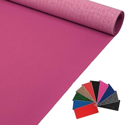 ANRO Tapis d'exposition Event Tapis Tapis coureur vendu au mètre Tapis de mariage Tapis de réception VIP Alex Coureur Couloir 400 x 100 cm Magenta - Publicité ANRO Tapis d'exposition Event Tapis Tapis coureur vendu au mètre Tapis de mariage Tapis de réception VIP Alex Coureur Couloir 400 x 100 cm Magenta - Publicité
