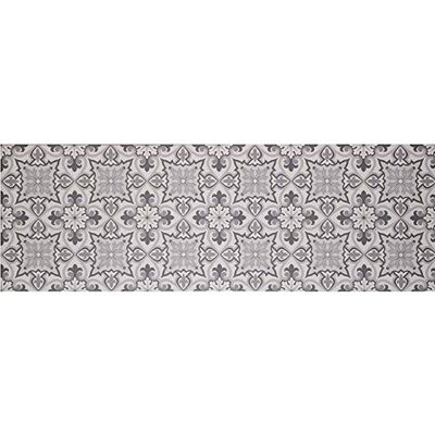 BARONI HOME - Tappeto Passatoia in Vinile da Cucina - Maioliche Grigie - 60x180 cm - Tapis - Publicité BARONI HOME - Tappeto Passatoia in Vinile da Cucina - Maioliche Grigie - 60x180 cm - Tapis - Publicité