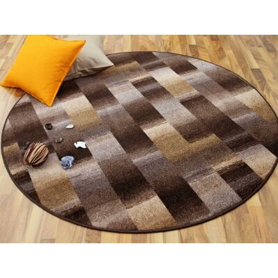 Snapstyle - Mystic Velour - Ø200 cm - Carreaux - Rug - Publicité Snapstyle - Mystic Velour - Ø200 cm - Carreaux - Rug - Publicité