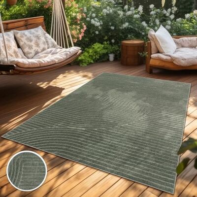 Paco Home Tapis Exterieur Terrasse Salon Cuisine Motif Scandinave Motif Boho Uni, Dimension:160x220 cm, Couleur:Vert - Publicité Paco Home Tapis Exterieur Terrasse Salon Cuisine Motif Scandinave Motif Boho Uni, Dimension:160x220 cm, Couleur:Vert - Publicité