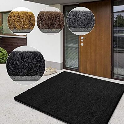 casa pura Paillasson d'entrée en Fibre de Coco Premium, Antidérapant, Tapis d'entrée Usage intensif, Tapis pour l'entrée Absorbant, Dense Velours Résistant (17 mm, 40 x 60 cm, Noir) - Publicité casa pura Paillasson d'entrée en Fibre de Coco Premium, Antidérapant, Tapis d'entrée Usage intensif, Tapis pour l'entrée Absorbant, Dense Velours Résistant (17 mm, 40 x 60 cm, Noir) - Publicité