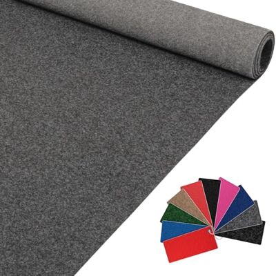 ANRO VIP Alex Tapis de couloir, vendu au mètre, pour mariage, réception, 200 x 100 cm, gris - Publicité ANRO VIP Alex Tapis de couloir, vendu au mètre, pour mariage, réception, 200 x 100 cm, gris - Publicité
