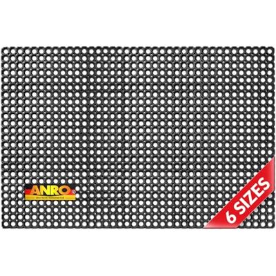 ANRO Tapis en caoutchouc Nid d'abeille avec motif perforé Drainage Paillasson avec trous Tapis anti-salissure résistant aux intempéries pour extérieur 100 x 200 cm - Publicité ANRO Tapis en caoutchouc Nid d'abeille avec motif perforé Drainage Paillasson avec trous Tapis anti-salissure résistant aux intempéries pour extérieur 100 x 200 cm - Publicité