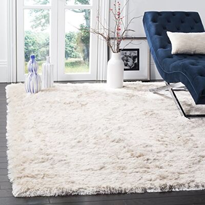 Safavieh - Paris Shag - Ivoire - 152 x 244 cm - Tapis - Publicité Safavieh - Paris Shag - Ivoire - 152 x 244 cm - Tapis - Publicité