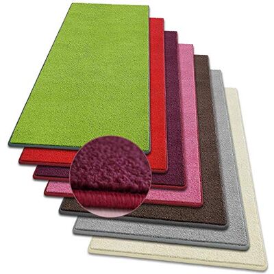 casa pura Tapis de Salon 80x150 Poil Court Moelleux Tapis idéal Chambre, Couloir labelisé Gut 80x150cm, Rouge - Publicité casa pura Tapis de Salon 80x150 Poil Court Moelleux Tapis idéal Chambre, Couloir labelisé Gut 80x150cm, Rouge - Publicité