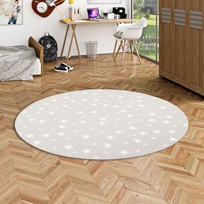 Snapstyle Tapis de Jeu pour Enfant Rond Motif Etoiles Gris 4 Tailles Disponibles 4 Tailles Disponibles - Publicité Snapstyle Tapis de Jeu pour Enfant Rond Motif Etoiles Gris 4 Tailles Disponibles 4 Tailles Disponibles - Publicité