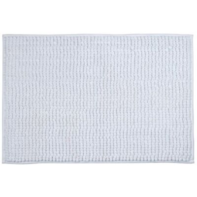 MSV Tapis de Bain Microfibre Chenille Poils Longs Anti-dérapant Lavable en Machine Boucle d'Accrochage Pratique Confort et Hygiène Optimisés Blanc Unitaire 50x80 cm - Publicité MSV Tapis de Bain Microfibre Chenille Poils Longs Anti-dérapant Lavable en Machine Boucle d'Accrochage Pratique Confort et Hygiène Optimisés Blanc Unitaire 50x80 cm - Publicité