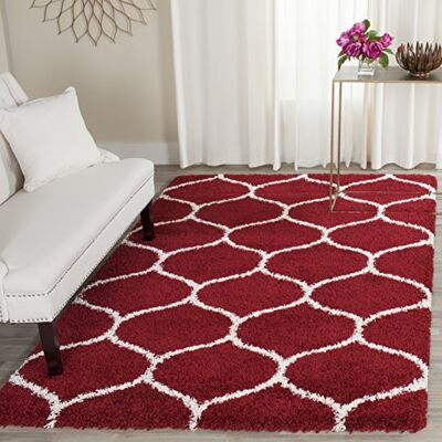 Safavieh - Esther - rouge - polypropylène - tapis - Publicité Safavieh - Esther - rouge - polypropylène - tapis - Publicité